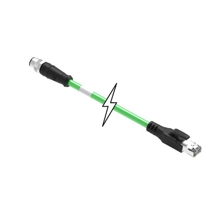 Molex M12-4P(D)-MM ST/RJ45 20M 1201088340